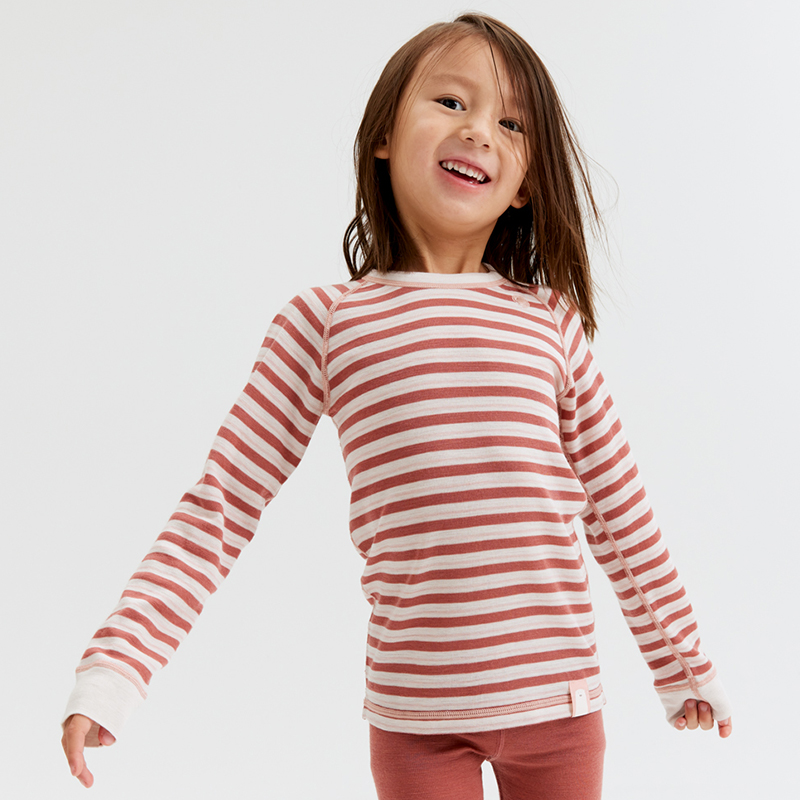 Ullgenser 1-8 år, Mahogany Stripe, hi-res